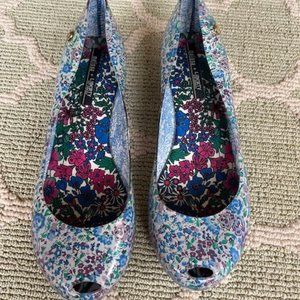 Melissa Jelly Flats with Liberty Fabric Design